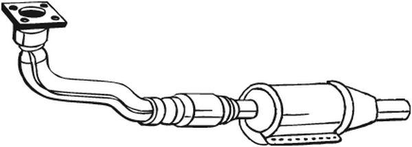 Catalytic Converter - 099-166 BOSAL
