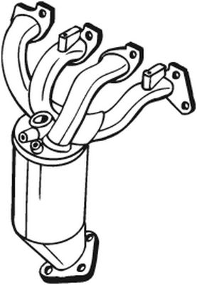 Catalytic Converter - 090-157 BOSAL