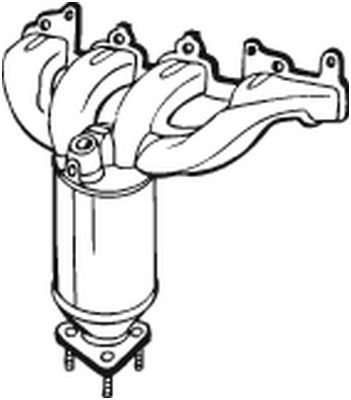 Catalytic Converter - 099-653 BOSAL