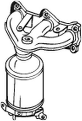 Catalytic Converter - 090-149 BOSAL