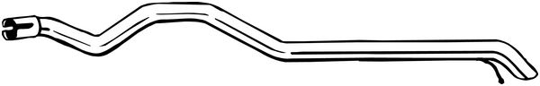 Tubo gas scarico - 900-071 BOSAL