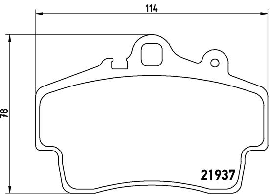 Kit pastiglie freno, Freno a disco - P 65 007 BREMBO