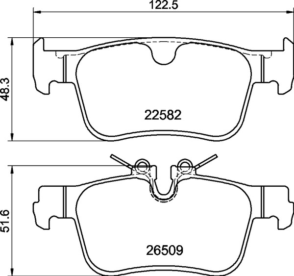 Комплект тормозных колодок, дисковый тормоз - P 86 035 BREMBO