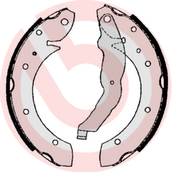 stabdžių trinkelių komplektas - S 06 506 BREMBO