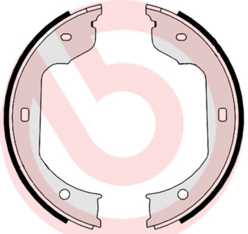 Brake Shoe Set, parking brake - S 06 511 BREMBO