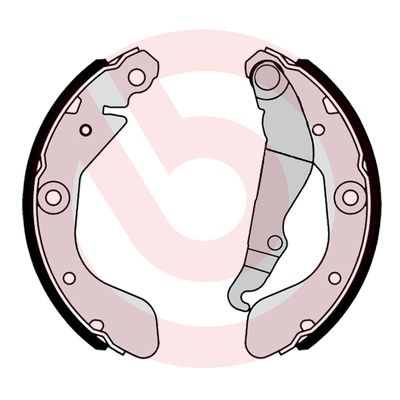 Brake Shoe Set - S 10 519 BREMBO