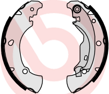 stabdžių trinkelių komplektas - S 23 519 BREMBO