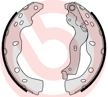 Brake Shoe Set - S 23 532 BREMBO