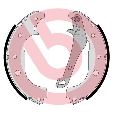 Brake Shoe Set - S 24 552 BREMBO
