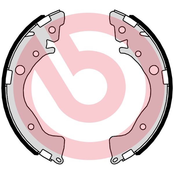 Brake Shoe Set - S 28 521 BREMBO