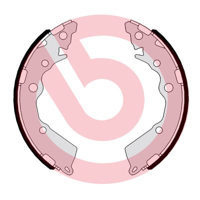 Brake Shoe Set - S 30 542 BREMBO