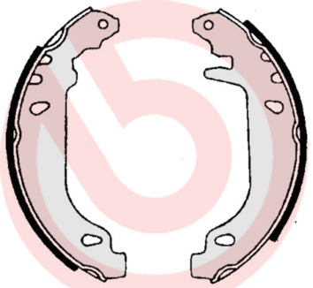 Brake Shoe Set - S 61 519 BREMBO