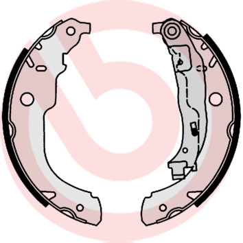 Brake Shoe Set - S 61 528 BREMBO