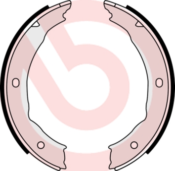 Brake Shoe Set, parking brake - S 61 540 BREMBO