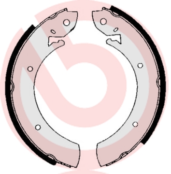 Brake Shoe Set - S 68 513 BREMBO