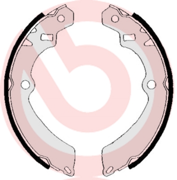 Brake Shoe Set - S 79 509 BREMBO