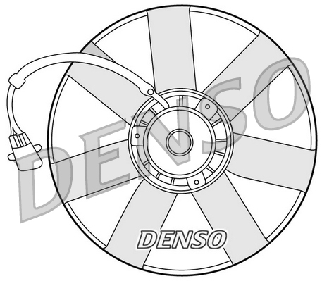 Ventola, Raffreddamento motore - DER32002 DENSO