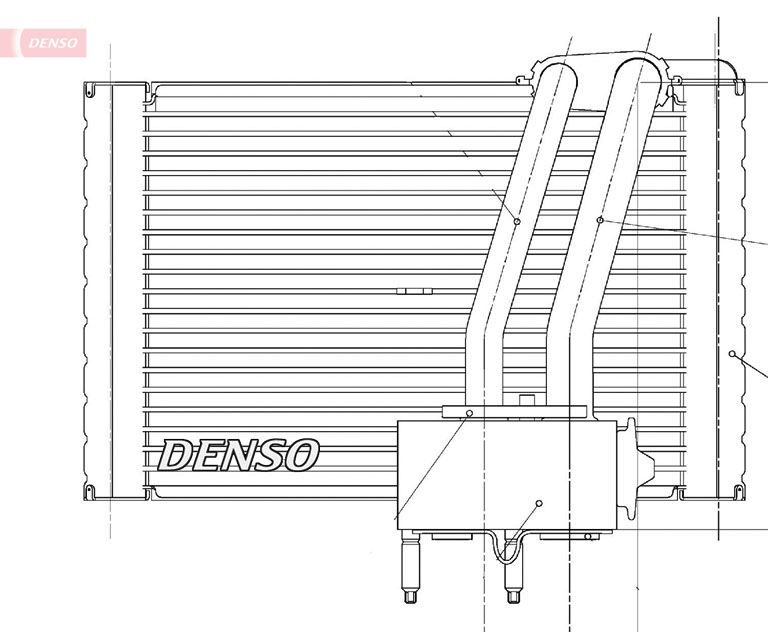 Испаритель, кондиционер - DEV07005 DENSO