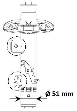 Shock Absorber - 3338055 KYB