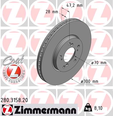 Discofreno - 280.3158.20 ZIMMERMANN