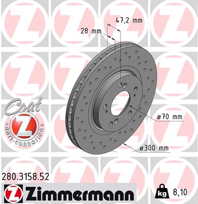 Discofreno - 280.3158.52 ZIMMERMANN