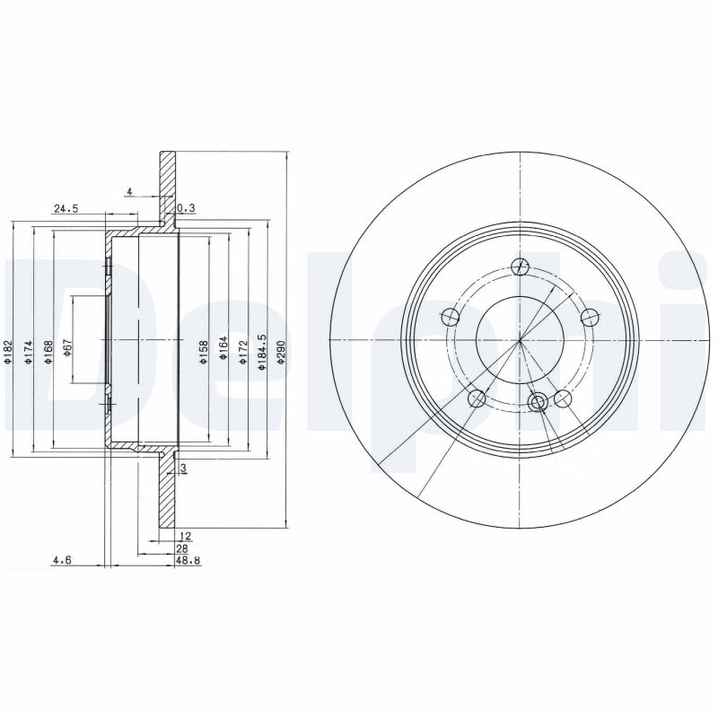 Discofreno - BG3602 DELPHI