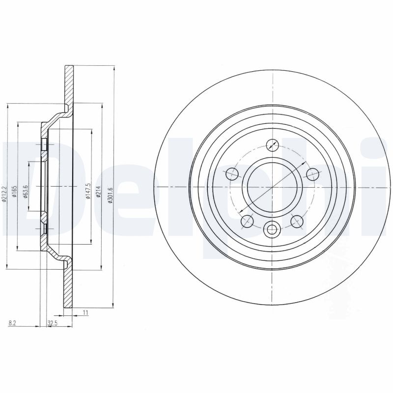 Brake Disc - BG4239C DELPHI