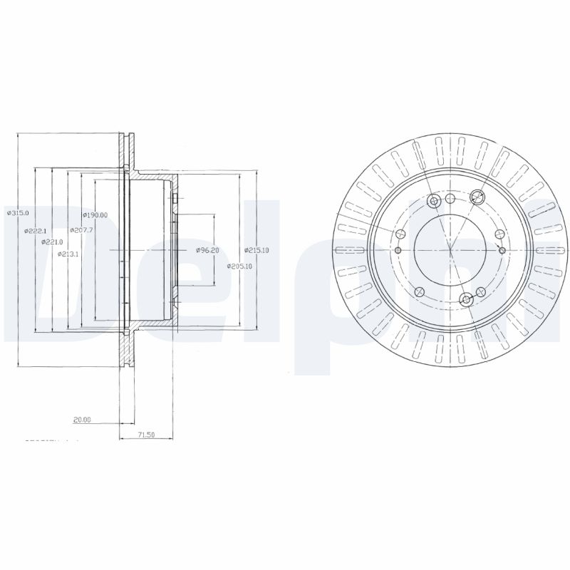 Discofreno - BG4331 DELPHI