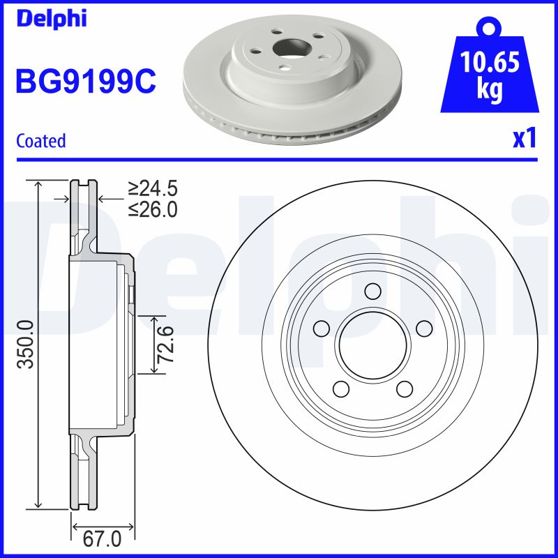 Discofreno - BG9199C DELPHI