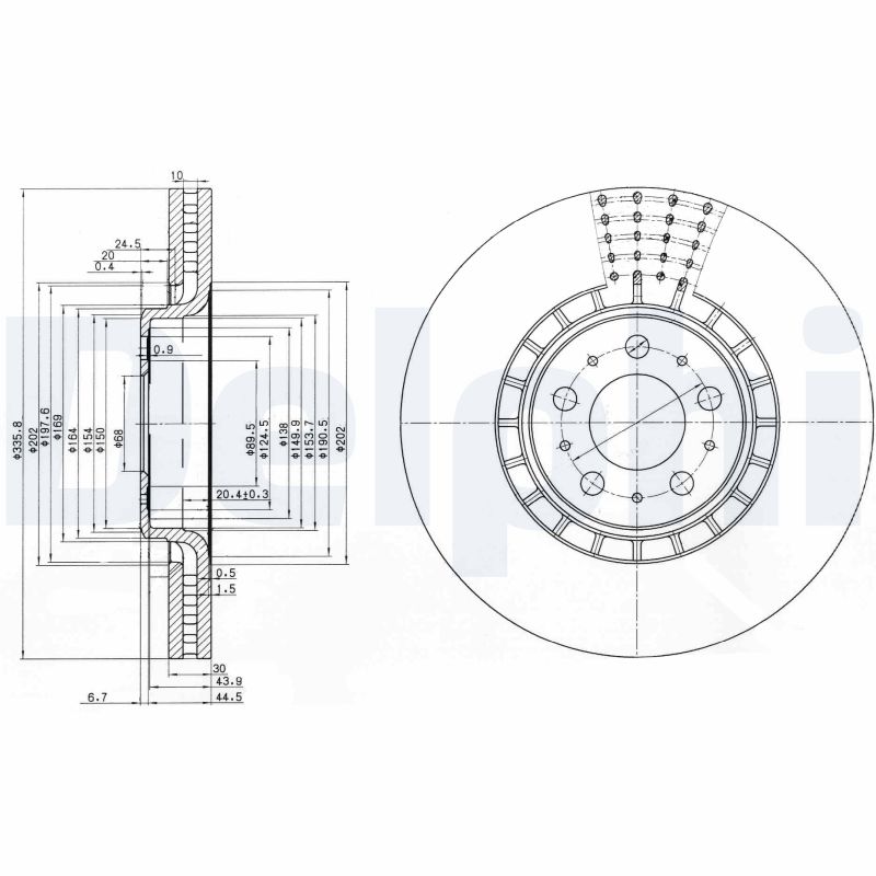 Discofreno - BG9783C DELPHI