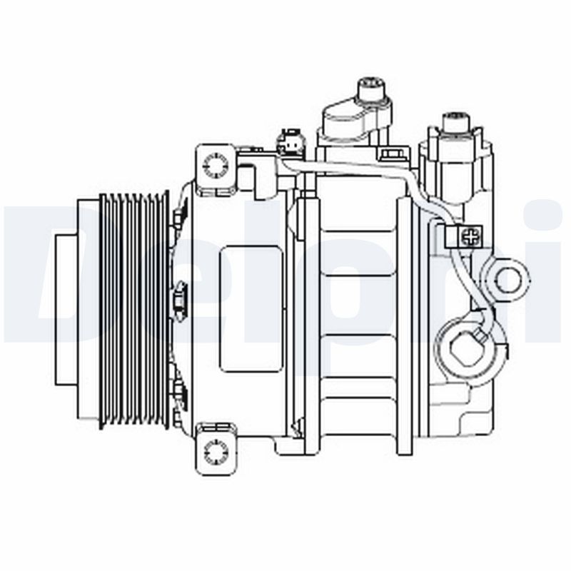 Compressor, air conditioning - CS20378 DELPHI