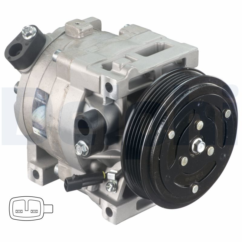 Compressor, air conditioning - CS20402 DELPHI