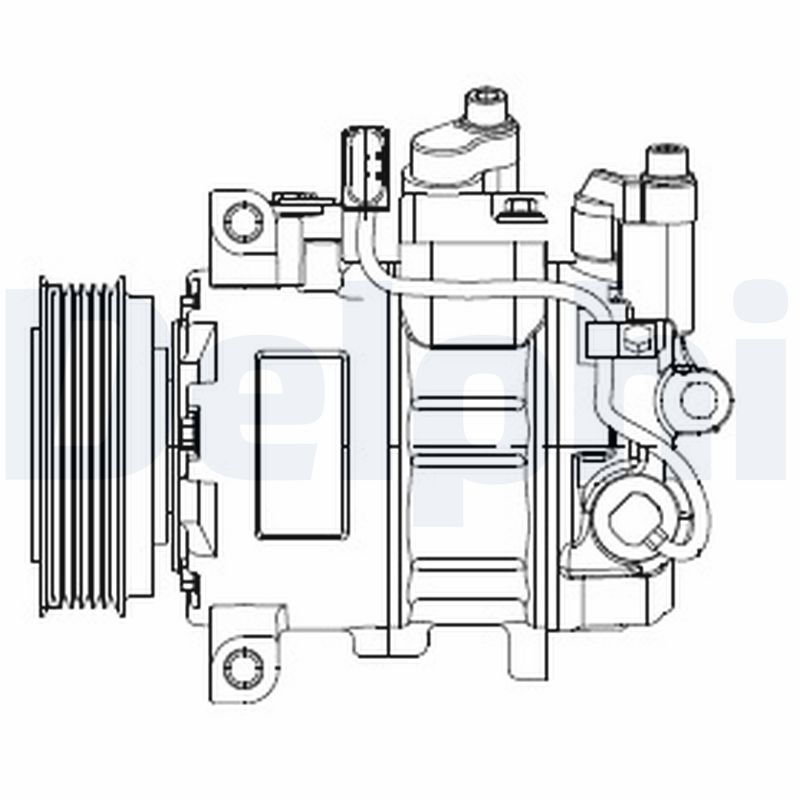 Compressor, air conditioning - CS20474 DELPHI