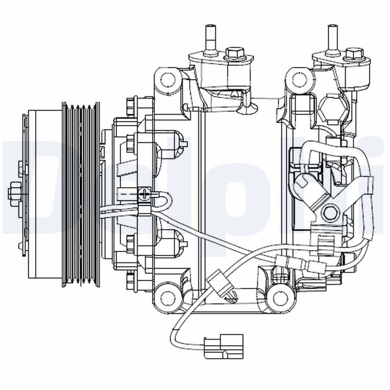 Compressor, air conditioning - CS20510 DELPHI