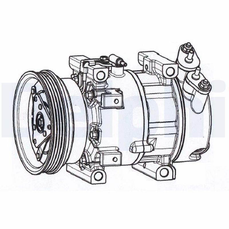 Compressor, air conditioning - CS20533 DELPHI