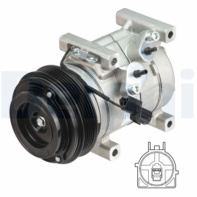 Compressor, air conditioning - CS20551 DELPHI