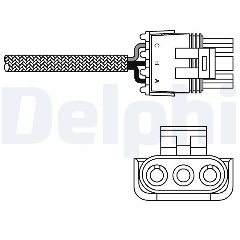 Sonda lambda - ES10990-12B1 DELPHI