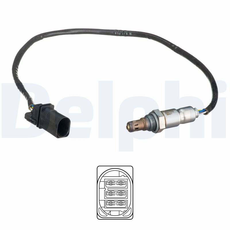 Лямбда-зонд - ES21079-12B1 DELPHI