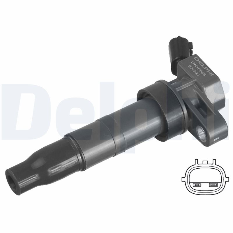 Катушка зажигания - GN10568-12B1 DELPHI