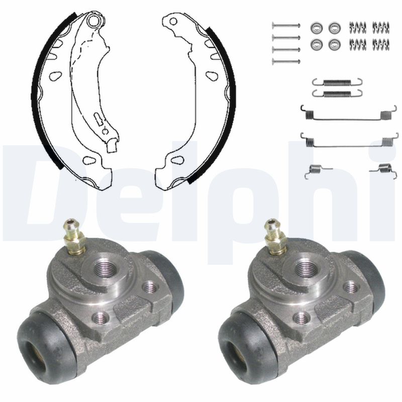 Brake Shoe Set - KP930 DELPHI