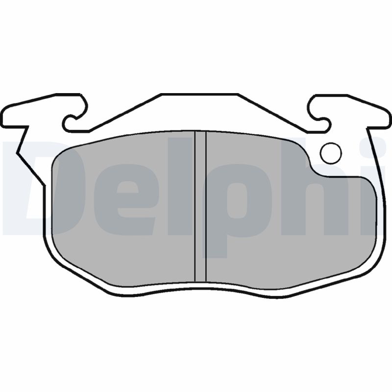 Brake Pad Set, disc brake - LP1053 DELPHI