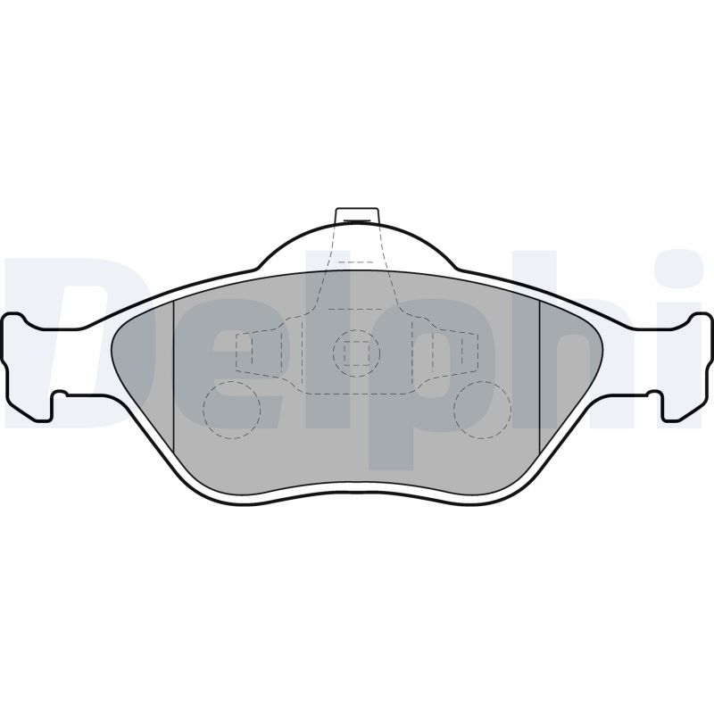Brake Pad Set, disc brake - LP1469 DELPHI