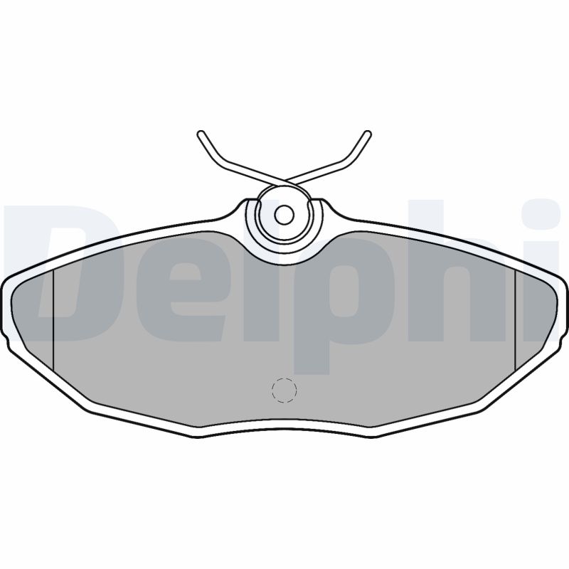 Kit pastiglie freno, Freno a disco - LP1505 DELPHI