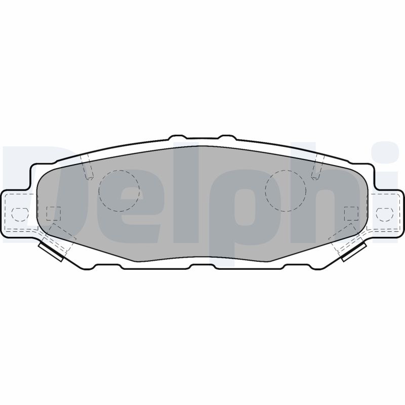 Brake Pad Set, disc brake - LP1508 DELPHI