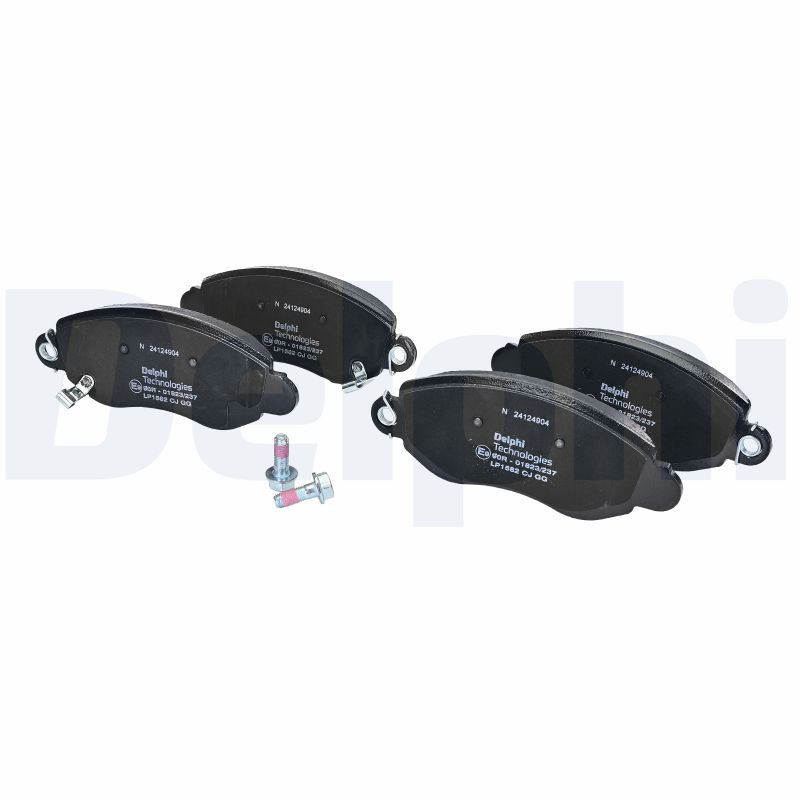 Brake Pad Set, disc brake - LP1582 DELPHI