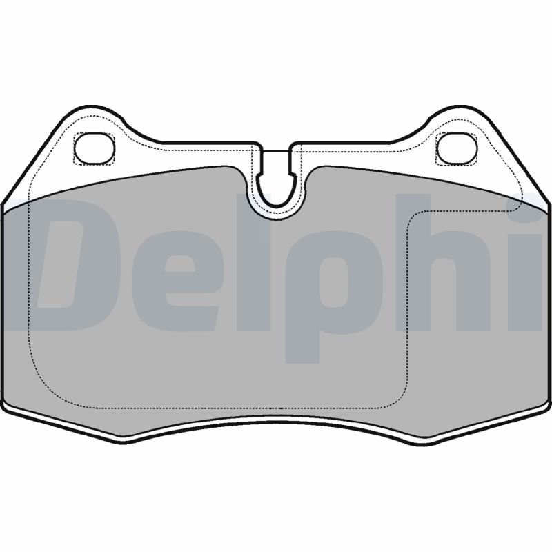 Brake Pad Set, disc brake - LP1584 DELPHI