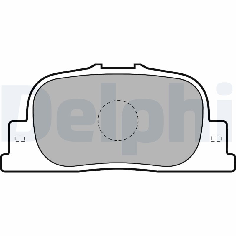 Brake Pad Set, disc brake - LP1740 DELPHI