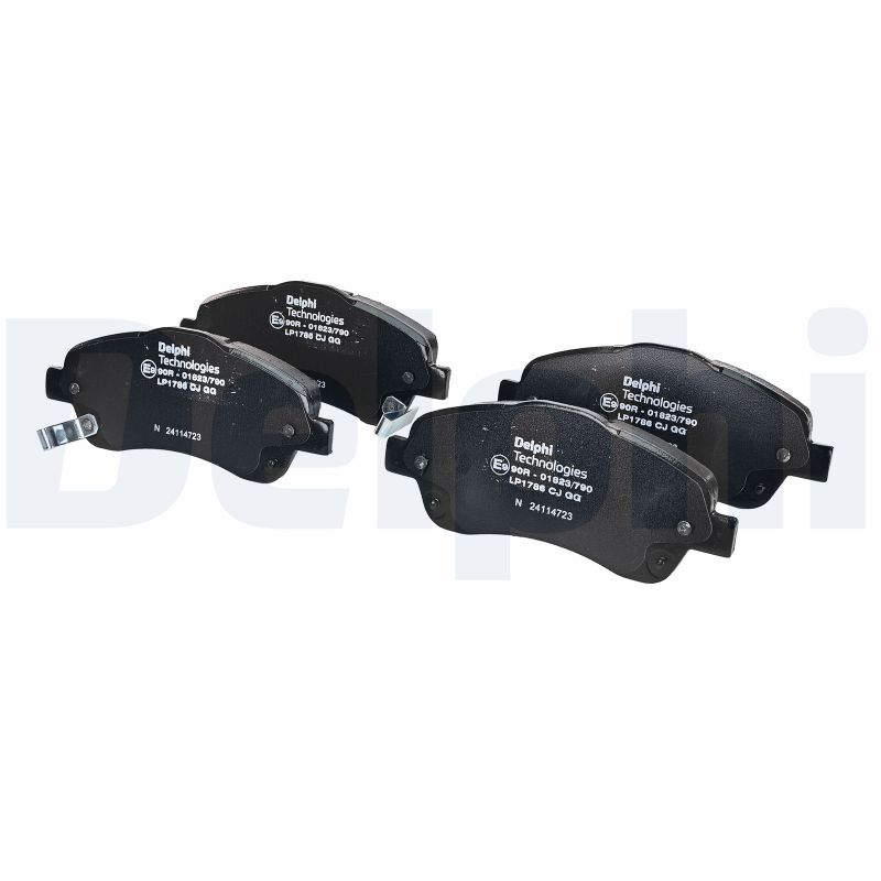 Brake Pad Set, disc brake - LP1786 DELPHI