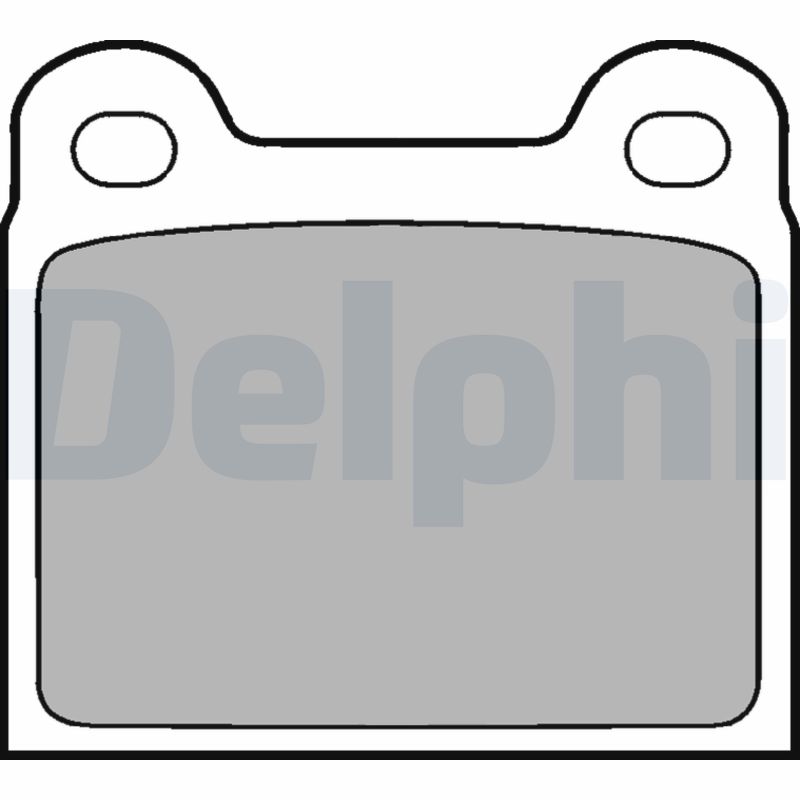 Brake Pad Set, disc brake - LP18 DELPHI