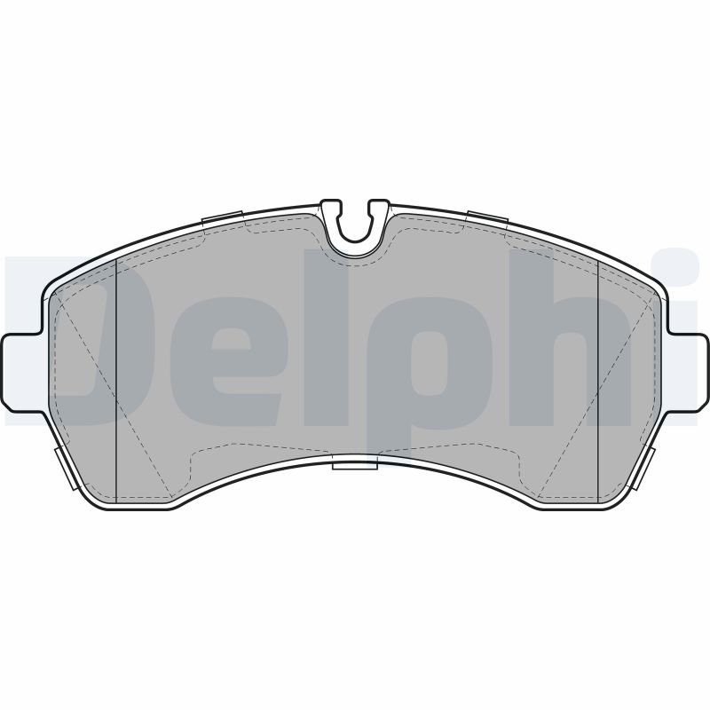 Brake Pad Set, disc brake - LP1981 DELPHI